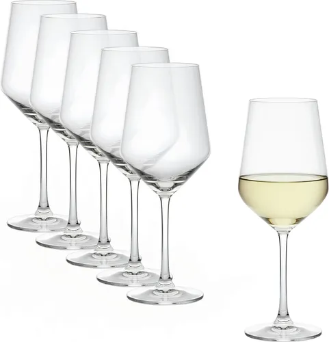 1.06 Weißweinglas CARA im 6er Set - 6x 400ml - Rotwein und Weißwein Glas (400ml)