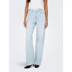 ONLY High-waist-Jeans ONLJUICY HW WIDE LEG DOT114 DNM blau 32