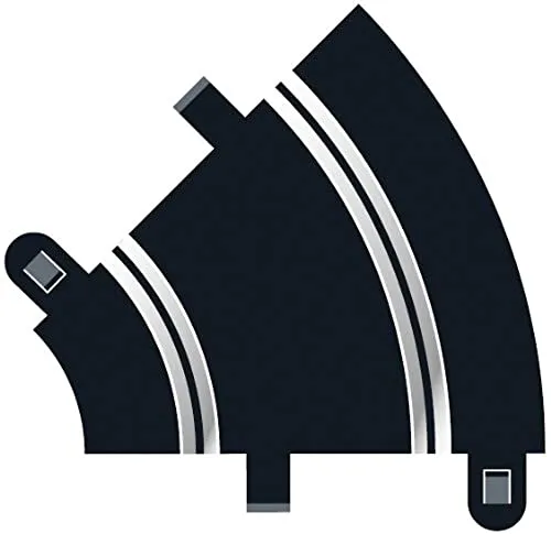 Radius-1-Kurve, 45°, 2 Stück