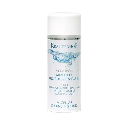 Kräuterhof® Hyaluron Mizellen Reinigungsfluid, Gesicht, parfümfrei, 200 ml