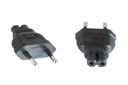 Produktbild DINIC Netzadapter Eurostecker auf C7, Euro-8 Adapter, Eurostecker Typ C