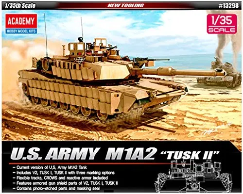 1/35 U.S. Army M1A2 TUSK II, Academy 13298