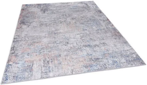 Gino Falcone Kurzflorteppich, Grau, Abstrakt, 160x230 cm in grau von Gino Falcone