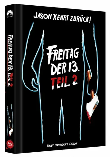 Freitag der 13. Teil 2 - Mediabook Cover C (Blu Ray) 84 NEU/OVP