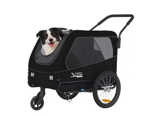 TIGGO Fahrradhundeanhänger Tiggo Pets L - 2-in-1 Hundebuggy & Fahrradanhänger - Der TIGGO Pets L ist ein vielseitiger Hundeanhänger und Jogger in einem. Einfacher Umbau, stabiler Boden und guter Komfort für mittelgroße bis große Hunde. Ideal für aktive Ausflüge mit Ihrem Vierbeiner!