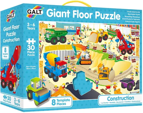 Galt 20838 - Maxi Bodenpuzzle, Die grosse Baustelle