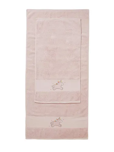 vertbaudet Strandtuch Kinder Handtuch EINHORN, Frottee (1-St)
