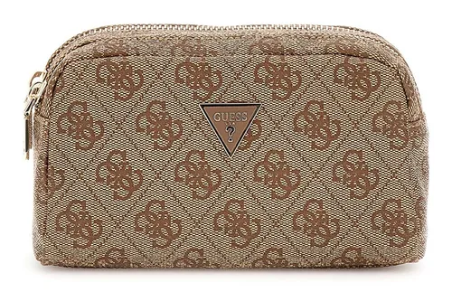 GUESS Giya Beauty Milch Logo Reisetasche in braun von GUESS