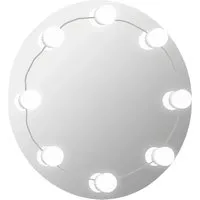 Produktbild vidaXL Rund Wandspiegel mit LED-Beleuchtung