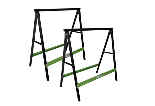 Baumarktplus Klappbock 2er Set - Sägebock mit 200 kg Traglast - Werkstatteinrichtung: Stabile Klappböcke mit 200 kg Traglast, ideal für Baustellen und Werkstätten. Klappbar und leicht zu transportieren, perfekt für Handwerkerprojekte!