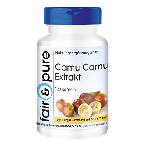 Fair & Pure® - Camu Camu Extrakt 500mg - 120 Kapseln - vegan - natürliches Vitamin C