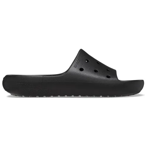Crocs Unisex Classic Slide V2 Slide, Schwarz, 48/49 EU - Clogs & Pantoletten für Herren: Erlebe federleichten Komfort und mühelosen Gleitstil mit der Classic Slide 2.0 – ideal für jedes Abenteuer!