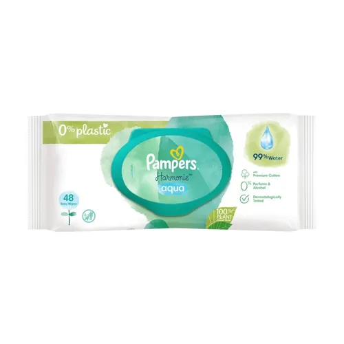 Pampers Harmonie Aqua Babyfeuchttücher 48 Stück
