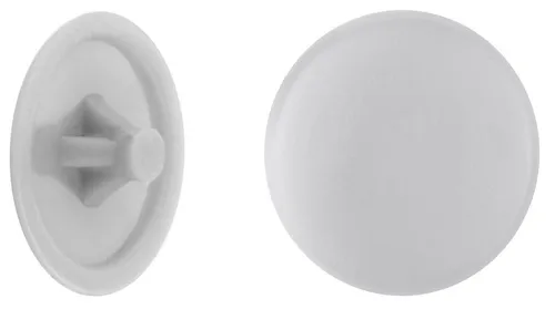 Connex Abdeckkappen Ø 12 mm für PZ Schrauben grau - 50 Stk.