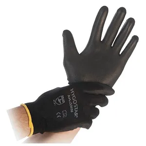 franz mensch unisex Arbeitshandschuhe Black Ace schwarz Größe XL, 12 Paar