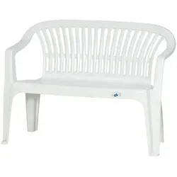 Stapelbare Außenbank Monobloc