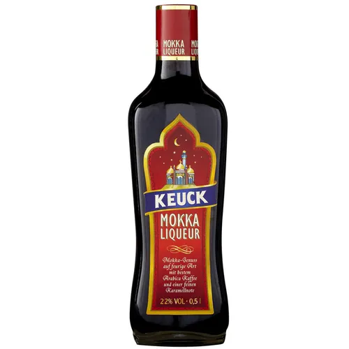 Keuck Mokka Kaffee 0.5 l - Likör mit hohem Karamellanteil, süßlich und gefällig im Geschmack, aus bestem südamerikanischen Kaffee.
