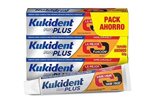 Kukident Plus Doppel-Action-Kleber, 3 Stück