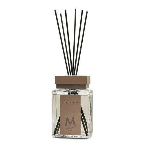 MUHA' | Raumduft Perfume Diffuser, orientalischer Holzduft, Raumduft mit Stäbchen, Format 200 ml