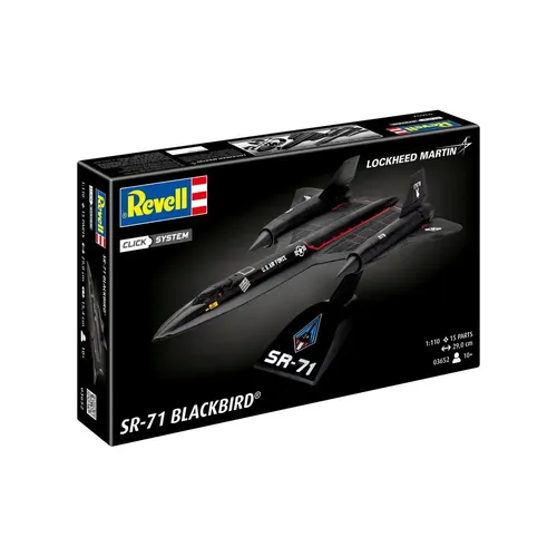 Lockheed SR-71 Blackbird® Click System, Revell Bausatz zum Zusammenstecken mehrf