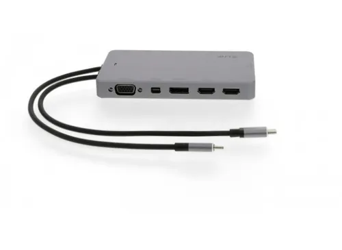 LMP USB-C Display Dock 2 4k 12-Port - Multifunktionales Dock mit 12 Anschlüssen, ermöglicht 4K-Videoausgabe und ist perfekt für kreative Profis und Home Offices.