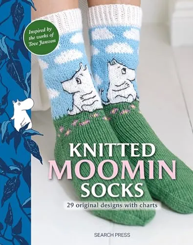 Knitted Moomin Socks - Kreative Strickmuster für die ganze Familie, inspiriert von den geliebten Moomin-Büchern von Tove Jansson, mit 29 einzigartigen Fair Isle Designs für gemütliche Momente.