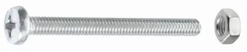 Connex Gewindeschrauben M6 x 50 mm PH 3 Linsenkopf - 4 Stk. Schraube