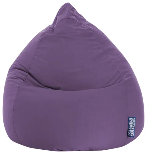 SITTING POINT BeanBag Easy XL Sitzsack lila - Alternatives Sitzen: Bequem, leicht und vielseitig für Schlafen, Lesen oder Spielen. Ideal für jedes Zimmer mit einem stilvollen lila Design.
