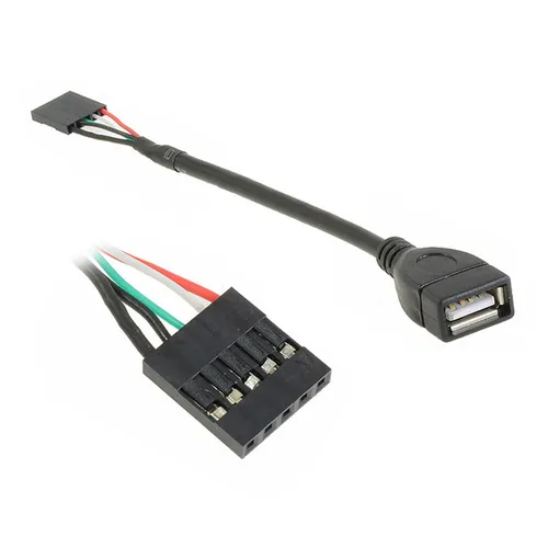 M31 USB Kabel Adapter 5 pin Header Buchse auf USB 2.0 A Buchse PC Mainboard 20cm