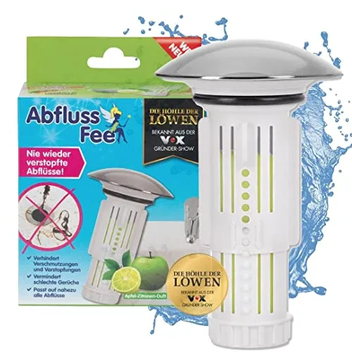 Produktbild maxxworld Abfluss-Fee Verschlussstopfen in Weiß mit Duftstein