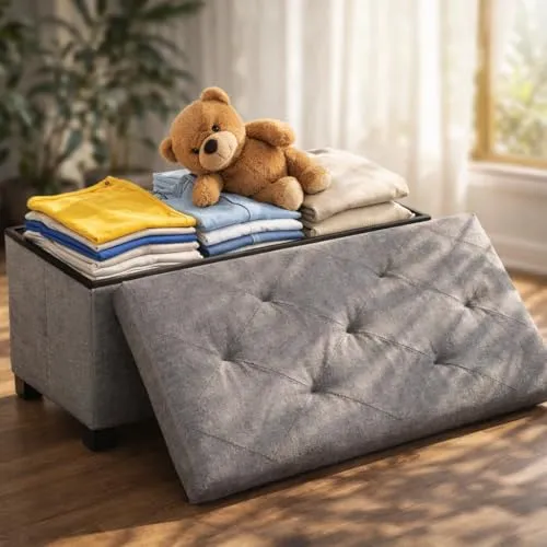 Sweetcris Barhocker 2er Set, Höhenverstellbar und Drehbar, Modernes Design (Schwarz)