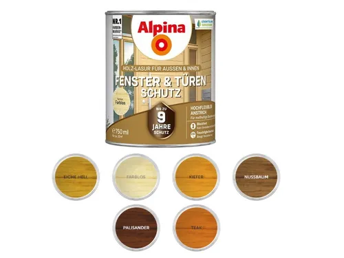 Alpina Fenster- & Türen-Schutz 0,75L eiche hell