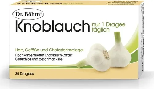 KNOBLAUCH NUR 1 Dragee täglich Dr.Böhm 30 St