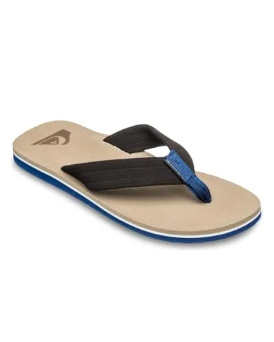 Quiksilver Molokai Layback Sandale - Bequeme Quiksilver Molokai Layback Sandalen für Männer. Mit weichem EVA-Obermaterial und anatomischer Fußgewölbeunterstützung bieten sie perfekten Tragekomfort und eine rutschfeste Gummilaufsohle für sicheren Halt.