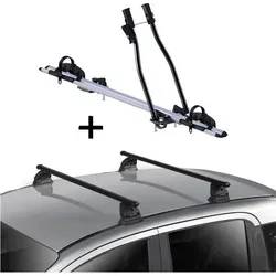 SAGITTAR Fahrradträger + VDP EVO Dachträger für BMW Serie 1 Coupé (E82) 2007-2013 - Praktisches Set aus hochwertigem Fahrradträger und stabilen Dachträgern für BMW Serie 1 Coupé (E82). Einfache Montage und für alle Fahrradtypen geeignet – ideal für stressfreies Reisen!