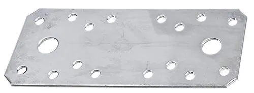Alberts 851781 Flachverbinder aus Edelstahl | 50er Set - Stütze: Hochwertige Flachverbinder aus Edelstahl mit 133 x 55 mm, ideal für perfekte Verbindungen und langlebige Konstruktionen.