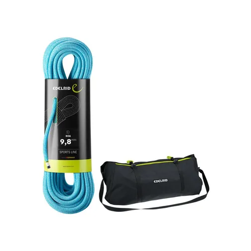 Edelrid Boa 9,8mm mit Seilsack Liner Blue 60m von EDELRID