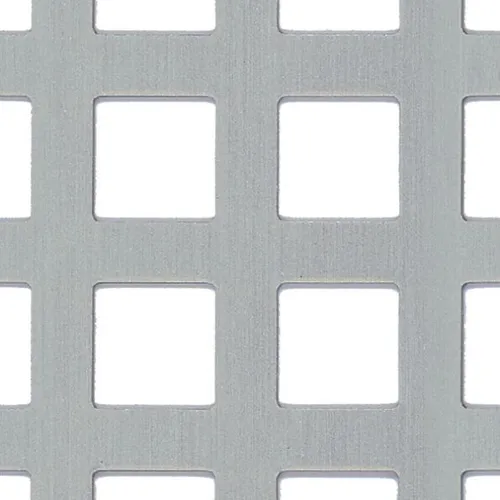 Alberts 468163 Lochblech | quadratische Lochung aus Aluminium - Rohe Baustoffe, hochwertiges und vielseitig einsetzbares Lochblech mit quadratischen Löchern, ideal für kreative Projekte und Konstruktionen.