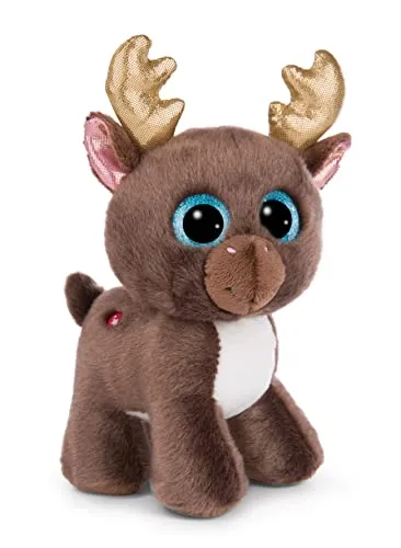 NICI Kuscheltier GLUBSCHIS Rentier Chocolate Mousse 17cm stehend