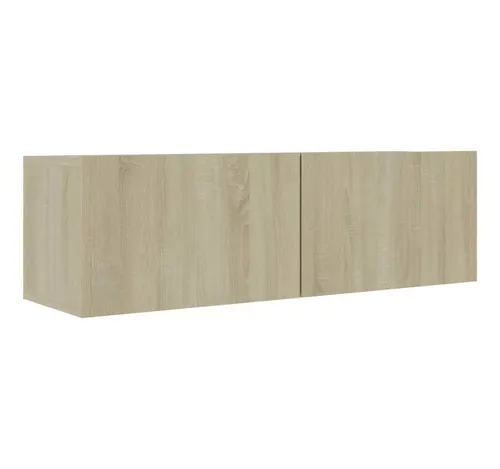 furnicato TV-Schrank Sonoma-Eiche 100x30x30 cm