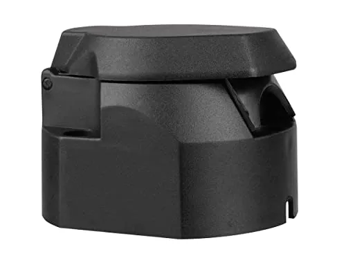 LAS Steckdose, 7-polig, 12V, Schlagfester Kunststoff, schwarz