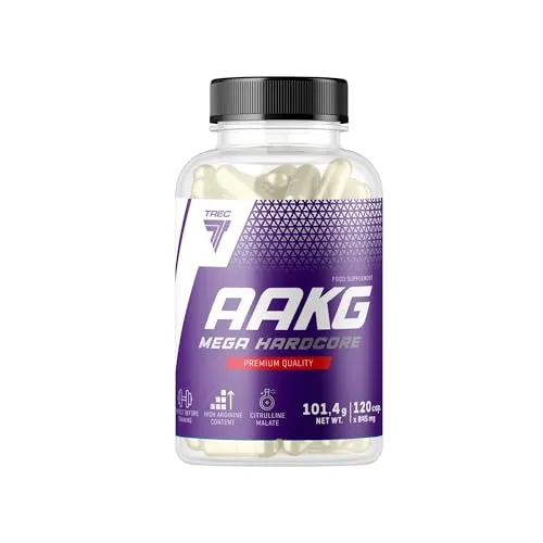 TREC NUTRITION Aakg Mega Hardcore, 1er Pack (1 x 120 Kapseln)