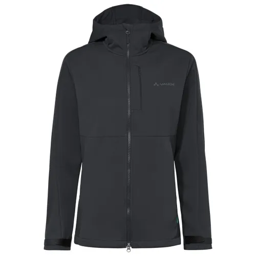 Vaude Women's All Year Elope Softshell Jacket II - Schwarz/Grau Gr. 46 - Vielseitige Softshelljacke in Schwarz/Grau, Größe 46. Mit elastischem Material, Kapuze und Belüftungsreißverschluss ideal für Outdoor-Aktivitäten. PFC- und PFAS-frei, für optimalen Tragekomfort!