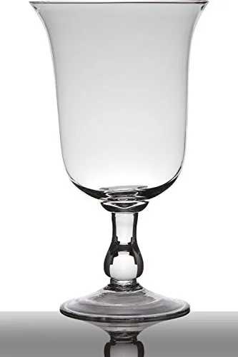 INNA-Glas Bodenvase Noelle – Trichterform, klar, 37,5cm in weiß von INNA-Glas