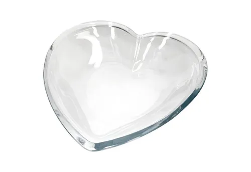 Ritzenhoff & Breker Servierschale Cuore Herzschale aus Glas 30x30,5 cm - Ritzenhoff - 812602, Glas