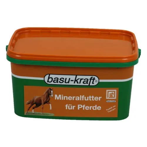 BASU Mineralfutter für Pferde und Ponys vitaminisiert 5 kg im Eimer