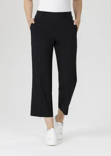 Stehmann Culotte FENJA - Elegante Stoffhose mit elastischem Bund - Stoffhosen in Größe 34, atmungsaktiv und pflegeleicht, ideal für einen lässigen Look. Genießen Sie den Komfort der 7/8-Länge und des geraden Beins.