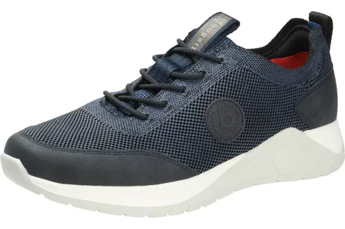 bugatti Schnürschuh in Blau - Halbschuhe in Größe 43, stilvoll und bequem für jeden Anlass.