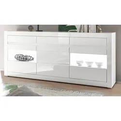 Furn.Design Sideboard Nobile, Weiß Hochglanz von Furn.Design