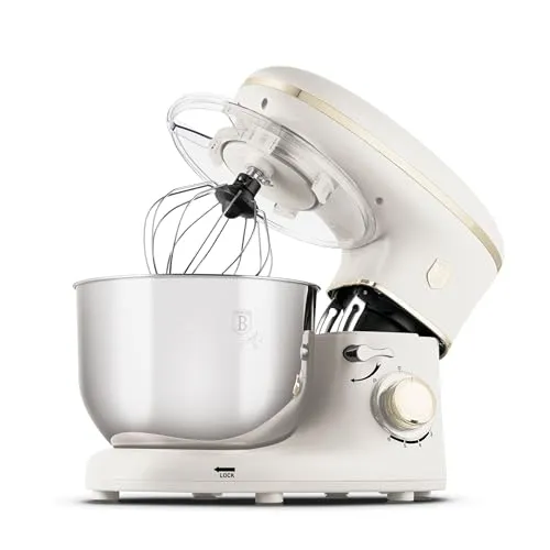 Berlinger Haus Küchenmaschine Sahara Collection 1300W - Universalküchenmaschine mit 6L Edelstahlschüssel und 6 Geschwindigkeitsstufen, ideal für vielseitige Küchenanwendungen und kreative Kochprojekte.